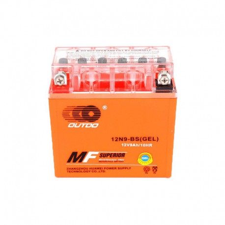 Batterie OUTDO 12N9-BS gel 12V-9AH