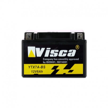 Batterie Visca YTX7A-BS acide 12V 6Ah